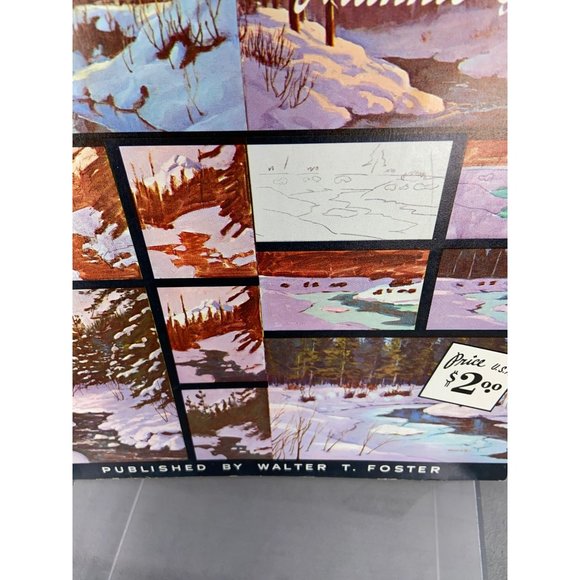 So You Want Snow Scenes To Paint By Mannie Gonsalves Published Walter Foster 126 - Picture 4 of 11